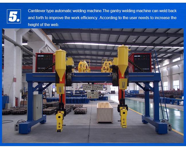 SAW Box Beam Production Line Automatic Gantry Type 1200X1200mm Horizontal