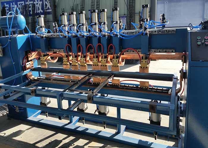 Customized Color 100KVA Automatic Wire Mesh MultiPoint Spot Welding