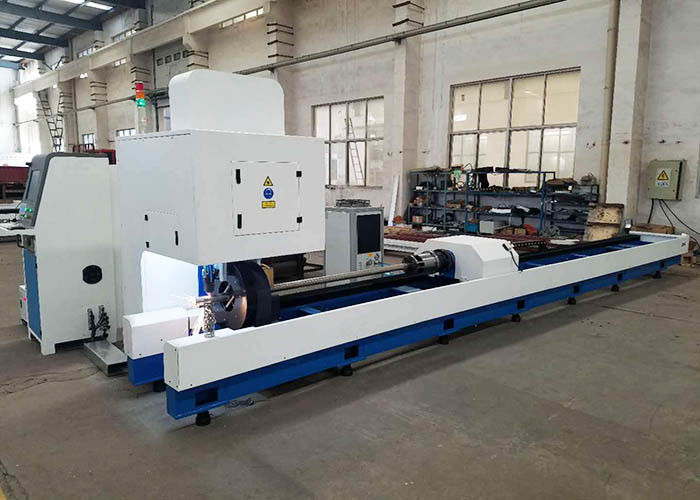 High Efficiency CNC Pipe Cutting Machine 750W Water Cooling Galvanized Iron