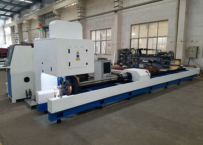 Stainless Steel Metal Fiber CNC Pipe Cutting Machine 2000W Automatic