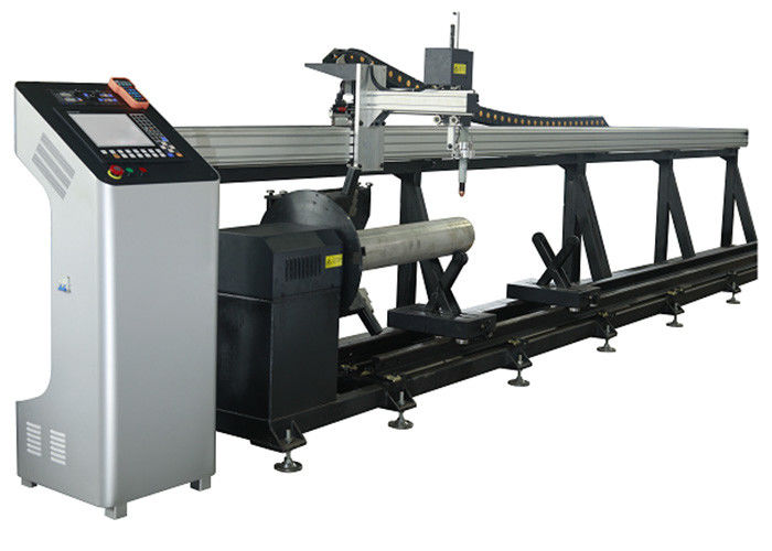 Tube Master 2 Axis CNC Plasma Mild Steel Pipe Cutting Machine with Panasonic Motor