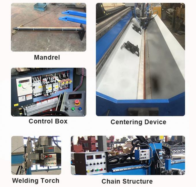 PLC Control MIG Auto Welding Machine , 380V Automatic Pipe Welding Machine