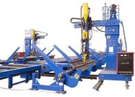 Automatic Cantilever Type SAW Welding Machine , Steel Structure H Beam Assembly Machine