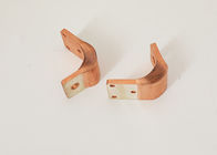 High Current Earth Bond Braid Flat Copper Flex Connector Bare Or Tinned Plating