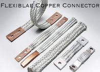 Customized All Series Flexible Copper Connector , Braided Flex Connectors For Electric Power