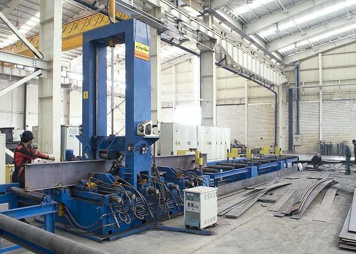 Heavy Duty H Beam Production Line 200-800mm Flange Plate Width Vertical