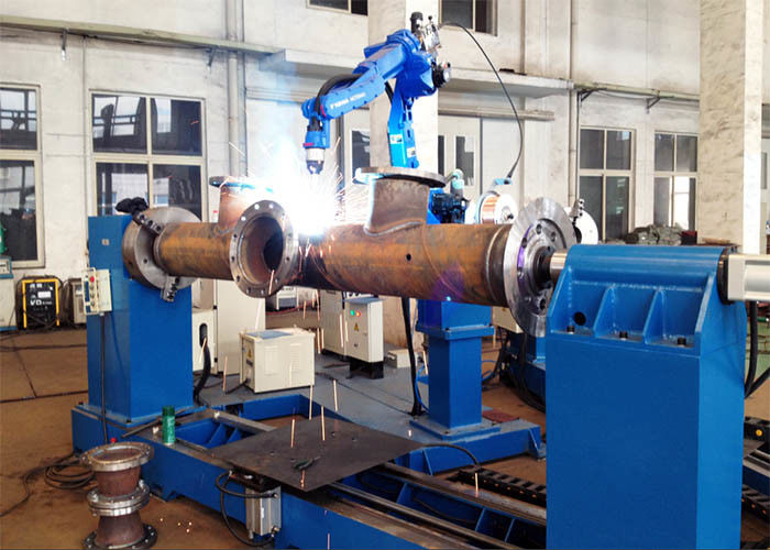 MIG TIG MAG Automated Welding Systems , Tube Type Heat Exchanger Robotic Welding Equipment