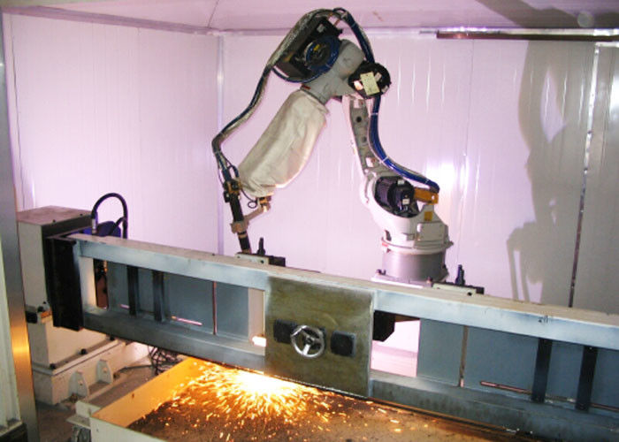 Thin Thickness Robotic Cutting System For Stainless Steel Products Customized Color