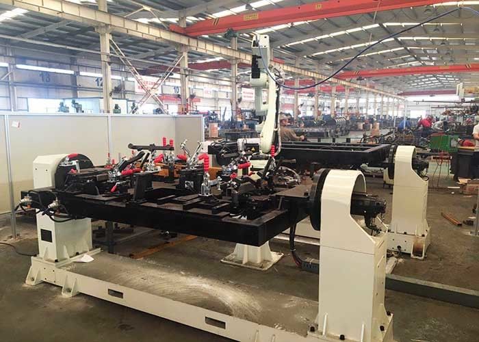 Engine Base Robotic Welding Systems Agricultural Vehicles Customerized Color