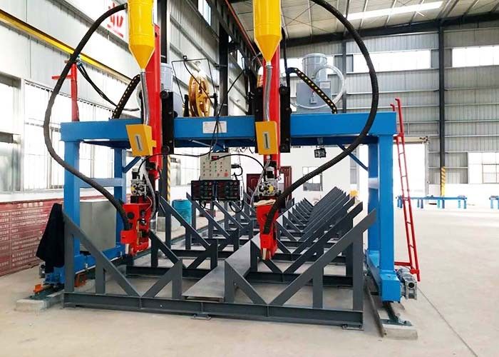 200-800 Mm Web Width H Beam Production Line LMH-5000 Automatic Customized Rail Distance