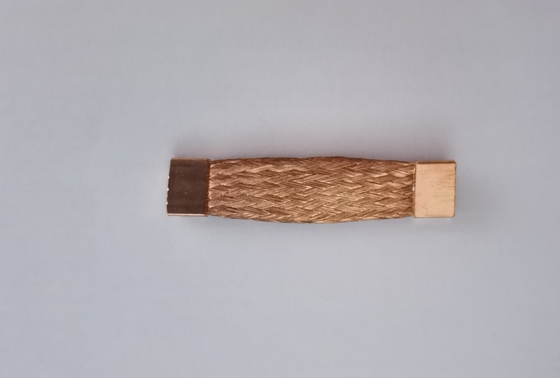 Braided Flexible Copper Connector Custom Copper Busbar CE ISO CCC