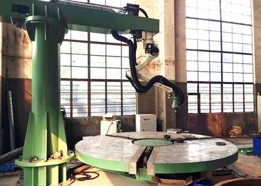 Automatic Robotic Cutting System Station For Steel Dish Ends With Plasma Flame
