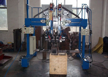 CO2 Welding Custom Made Machines Gantry Type Double Torch For Steel Rectangular Tube