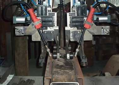 CO2 Welding Custom Made Machines Gantry Type Double Torch For Steel Rectangular Tube