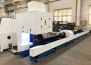 1000W Tube CNC Pipe Cutting Machine With Raycus IPG Fiber Laser Power Water Cooling