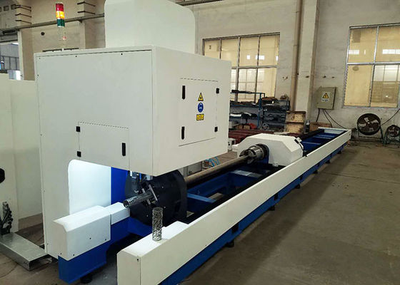 Water Cooling 12KW CNC Steel Pipe Cutting Machine Raycus IPG Fiber Laser Power