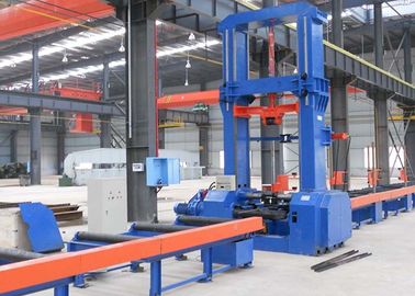 Hydraulic H Beam Production Line Automatic Centering 2500mm Web Height 9.5 KW Input