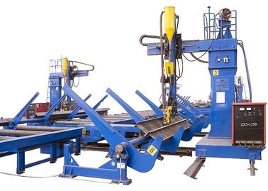 Automatic Cantilever Type SAW Welding Machine , Steel Structure H Beam Assembly Machine