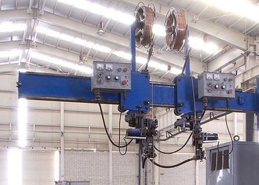 Electro - Slag Box Beam Production Line Cantilever Type Nozzle Melt 0.55KW Motor Power