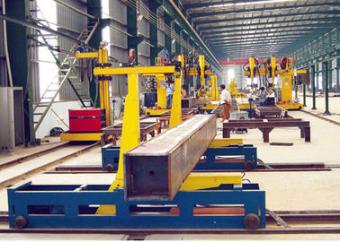 90 Degree Box Beam Production Line Conveying Machine Moving Type 700 mm Track Gauge