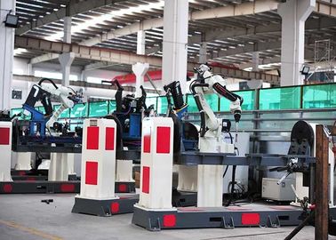 Car Parts Automated Welding Machine ,  LED Touch Color Screen Robotic Welding Fixtures