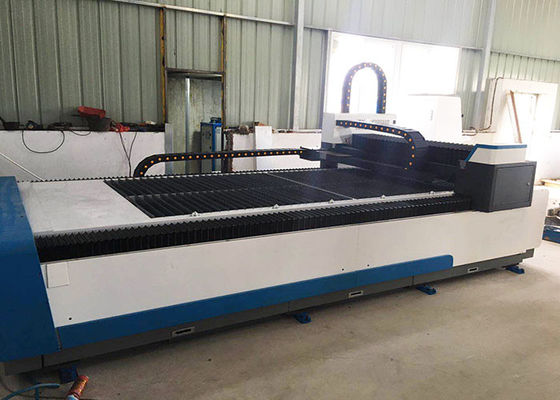 Mild Steel Fiber CNC Laser Cutter , 1500 X 3000mm 1500W Fiber Laser Cutting Machine