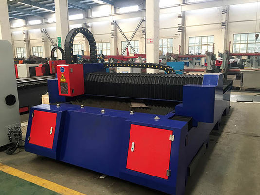 4KW CNC Steel Cutting Machine , 1500X3000mm Laser Metal Cutting Equipment