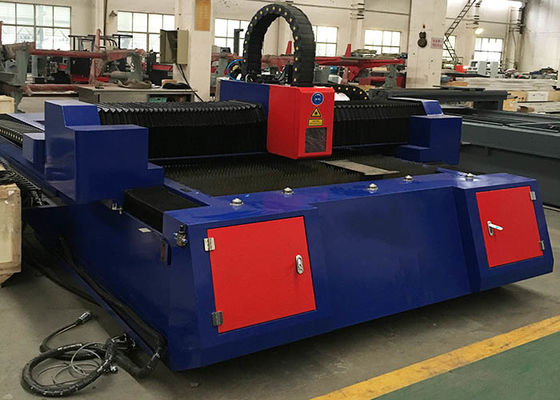 4KW CNC Steel Cutting Machine , 1500X3000mm Laser Metal Cutting Equipment