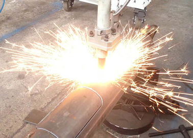 Lamp Door Laser Tube Cutting Machine , 50 Hz Custom Color CNC Pipe Cutter
