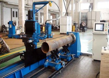 CNC4 Flame Plasma Tube Cutting Machine Customized Voltage 200-1400mm Pipe Diameter