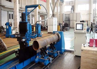 Tube Intersecting Line Plasma CNC Machine / CNC4-800-6 Pipe Plasma Cutting Machine