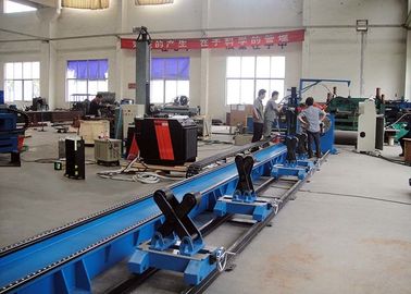 Tube Intersecting Line Plasma CNC Machine / CNC4-800-6 Pipe Plasma Cutting Machine