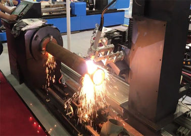 5-Axis CNC Intersecting Line Steel Tube Cutting Machine / 6-150mm Pipe Laser Cutting Machine