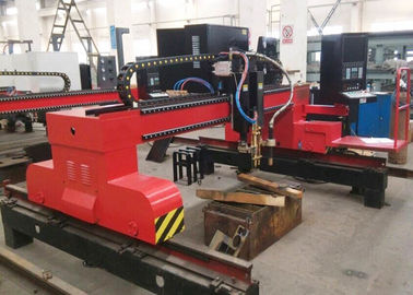 CNC-4000X12000 Gantry Type Gas and Plasma Cutting Machine 1 Gas Torch 1 Plasma Torch