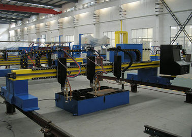 2 Gas Torch Gantry CNC Plasma Gas Cutting Machine 1 Plasma Torch Multi Operation Language