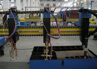 2 Gas Torch Gantry CNC Plasma Gas Cutting Machine 1 Plasma Torch Multi Operation Language