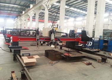 Dual Side Drive Mode Panasonic CNC Plasma Gas Plate Cutter with Plasma Bevel Cutting