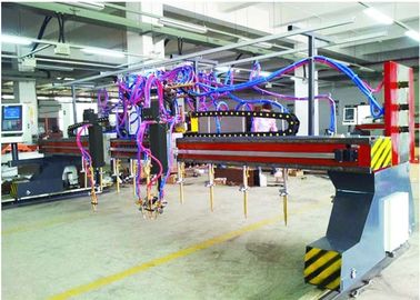 CNC5-5000X14000 Gantry Type Multi-head Strip Flame and Plasma Cutting Machine 9+1+1