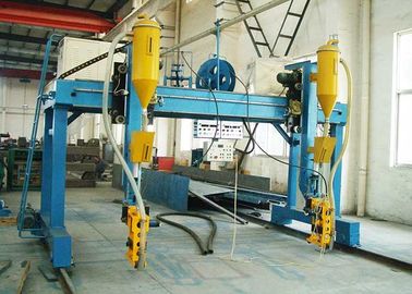Gantry Cantilever H Beam Welding Machine , Cross Beam Automatic Beam Welding Line