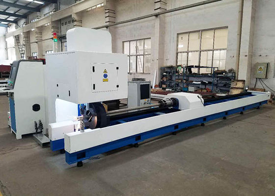 High Efficiency CNC Pipe Cutting Machine 3000W Water Cooling Galvanized Iron
