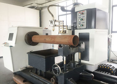 6 Axis Intersecting CNC Plasma Pipe Cutting Machine 60-600mm Pipe Diameter
