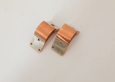 Laminated Soft Flexible Copper Connector , Wire Electrical Copper Connectors Customized