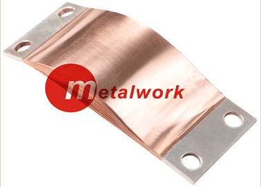CE Flexible Copper Shunts , Copper Foil Connector For Electrical Connection