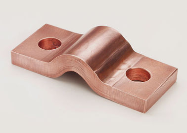 Bare Copper Wire 99.99% Flexible Copper Busbar Connection , Laminated Copper Flexible Jumper