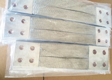 Customized All Series Flexible Copper Connector , Braided Flex Connectors For Electric Power