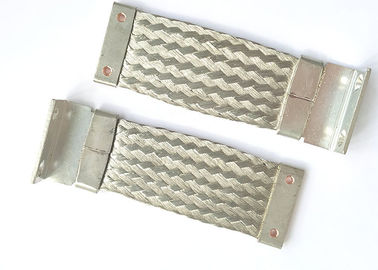 Customized All Series Flexible Copper Connector , Braided Flex Connectors For Electric Power