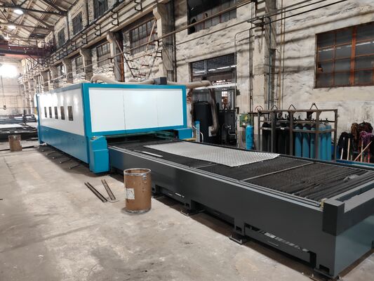 Fully Enclosed High-Power Fiber Laser Cutting Machine with Exchange Table 3KW-20KW
