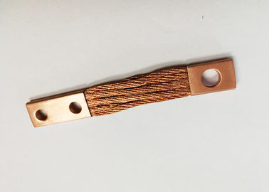 Braided Flexible Copper Connector Custom Tinned Copper Busbar CE ISO CCC