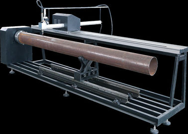 3 Axis CNC Intersecting Plasma Flame Pipe Cutting Machine With High End Technical Program