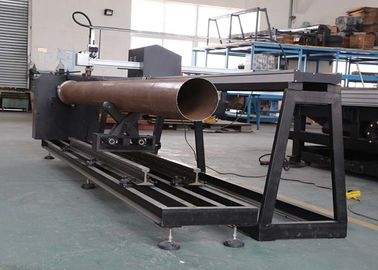3 Axis CNC Intersecting Plasma Flame Pipe Cutting Machine With High End Technical Program